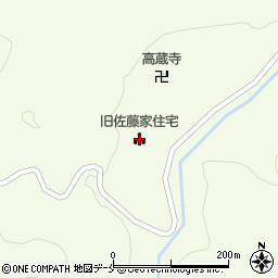 旧佐藤家住宅周辺の地図