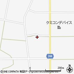 山形県東置賜郡川西町上小松2591周辺の地図