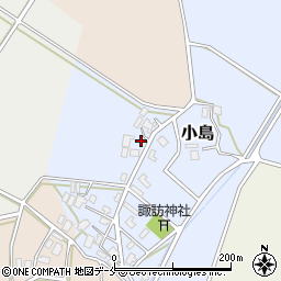 新潟県新発田市小島周辺の地図