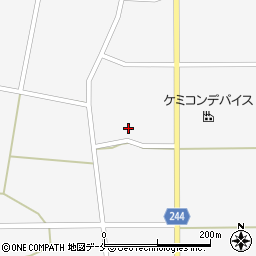 山形県東置賜郡川西町上小松2587周辺の地図