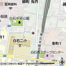 宮城県白石市白石沖2-1周辺の地図