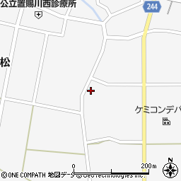 山形県東置賜郡川西町上小松2578周辺の地図