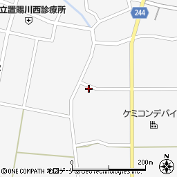 山形県東置賜郡川西町上小松2576周辺の地図