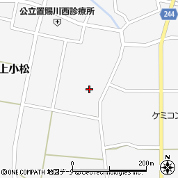 山形県東置賜郡川西町上小松2871周辺の地図