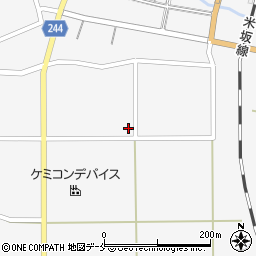 山形県東置賜郡川西町上小松2475周辺の地図