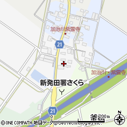 新潟県新発田市南成田1418周辺の地図