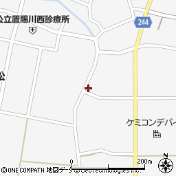 山形県東置賜郡川西町上小松2543周辺の地図