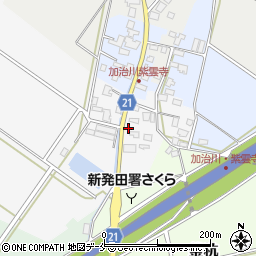 新潟県新発田市南成田周辺の地図