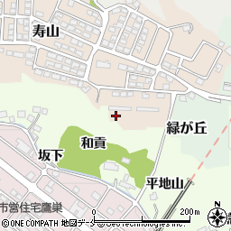 宮城県白石市寿山周辺の地図