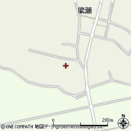 宮城県角田市岡小長周辺の地図