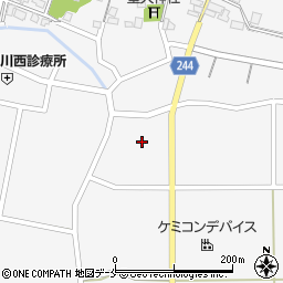 山形県東置賜郡川西町上小松2528周辺の地図