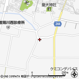 山形県東置賜郡川西町上小松2521周辺の地図