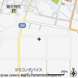 山形県東置賜郡川西町上小松2489周辺の地図