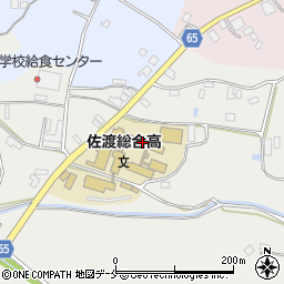 新潟県立佐渡総合高等学校周辺の地図