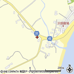 新潟県佐渡市沢根986周辺の地図