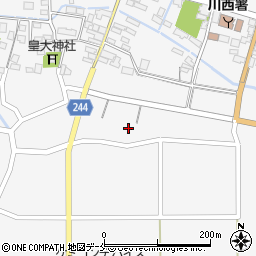 山形県東置賜郡川西町上小松2382周辺の地図