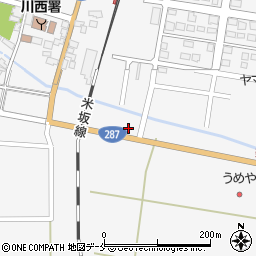 山形県東置賜郡川西町上小松2344周辺の地図