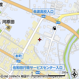 新潟県佐渡市中原674周辺の地図
