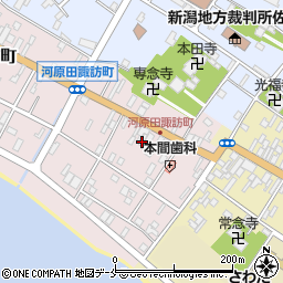 新潟県佐渡市河原田諏訪町183周辺の地図