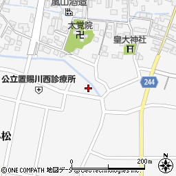 山形県東置賜郡川西町上小松2913周辺の地図