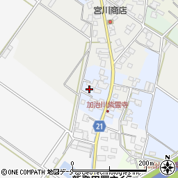 新潟県新発田市住吉周辺の地図