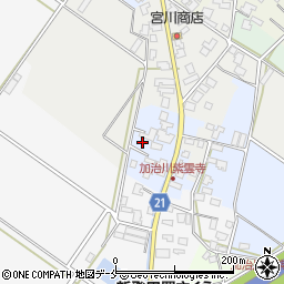 新潟県新発田市住吉周辺の地図