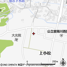 山形県東置賜郡川西町上小松5646周辺の地図