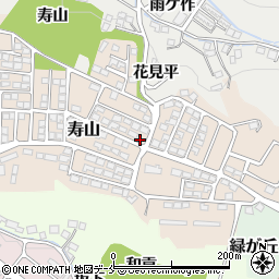 宮城県白石市寿山19-10周辺の地図