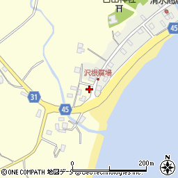 新潟県佐渡市沢根616-1周辺の地図