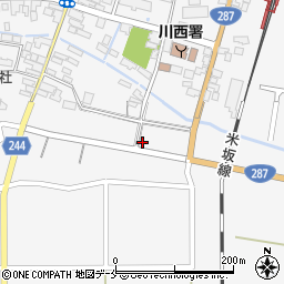 山形県東置賜郡川西町上小松1791周辺の地図