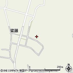 宮城県角田市岡神明周辺の地図