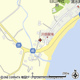 新潟県佐渡市沢根615周辺の地図