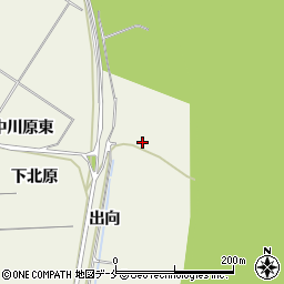 宮城県角田市佐倉出向周辺の地図