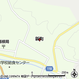 宮城県角田市高倉新町周辺の地図