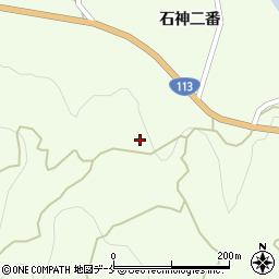 宮城県白石市福岡蔵本南石神周辺の地図