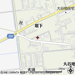 みやぎ亘理農業協同組合　吉田支所営農センター周辺の地図