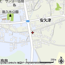 山形県東置賜郡高畠町安久津166周辺の地図