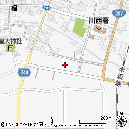 山形県東置賜郡川西町上小松1795周辺の地図