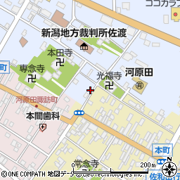 新潟県佐渡市中原374周辺の地図