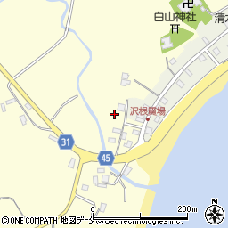 新潟県佐渡市沢根614周辺の地図