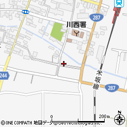 山形県東置賜郡川西町上小松1784-13周辺の地図