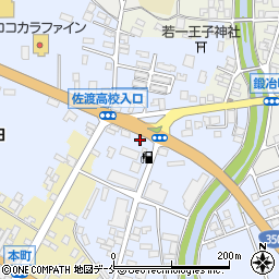 新潟県佐渡市中原643周辺の地図