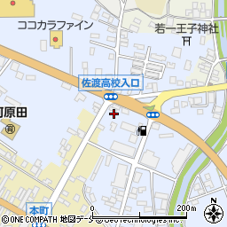 新潟県佐渡市中原666周辺の地図