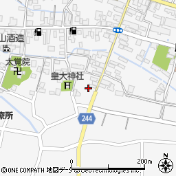 山形県東置賜郡川西町上小松3107周辺の地図