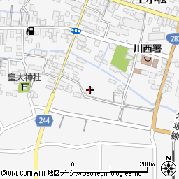 山形県東置賜郡川西町上小松1813周辺の地図