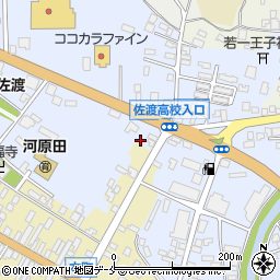 新潟県佐渡市中原606周辺の地図