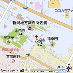 新潟県佐渡市中原380周辺の地図
