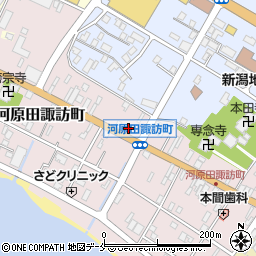 新潟県佐渡市河原田諏訪町54周辺の地図