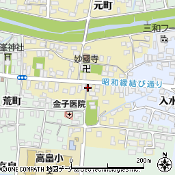 滝沢屋菓子店周辺の地図