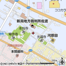 新潟県佐渡市中原379周辺の地図